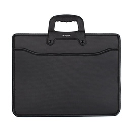 [ABB93098] 晨光(M&amp;G)文具黑色办公手提会议包 双层事务包 商务拉链袋电脑公文包 单个装ABB93098